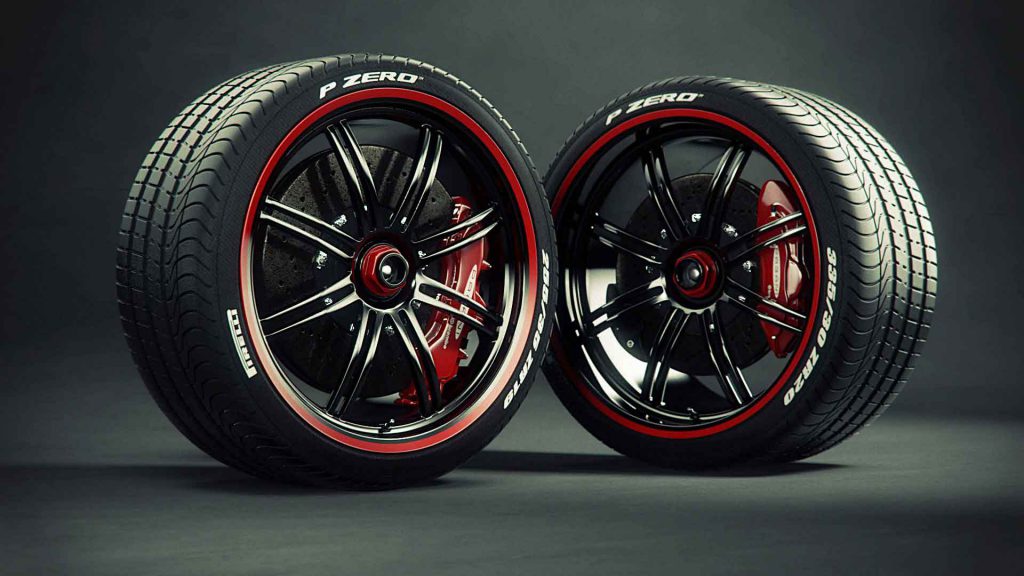 wheels ترمز لاستیک رینگ